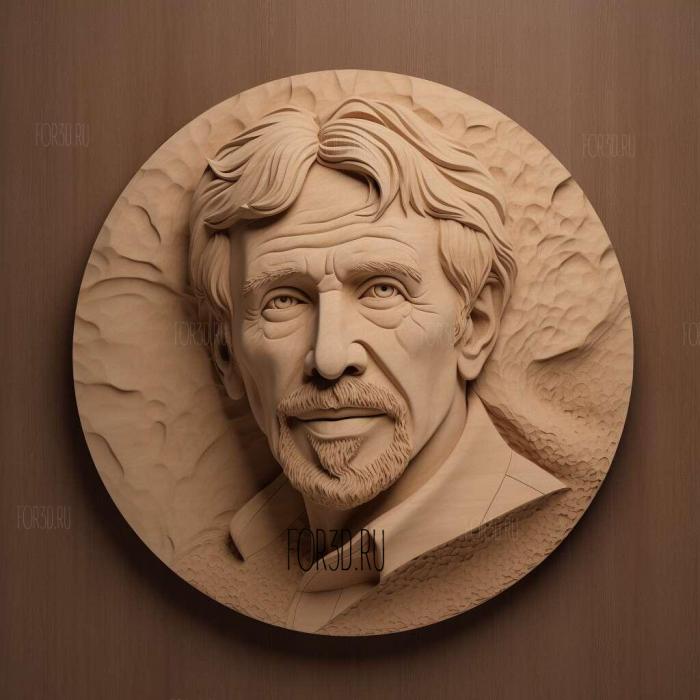 Larry Ellison 2 stl model for CNC